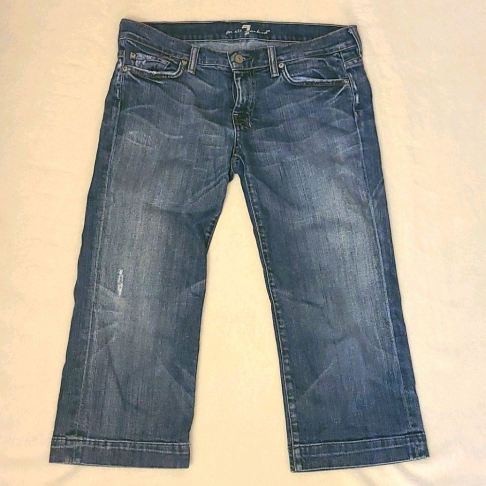 7 for all mankind women's capri jeans. 30" waist